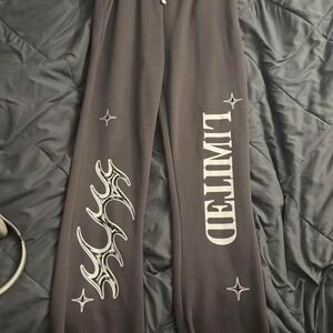 Grey and white Limited Edition sweatpants